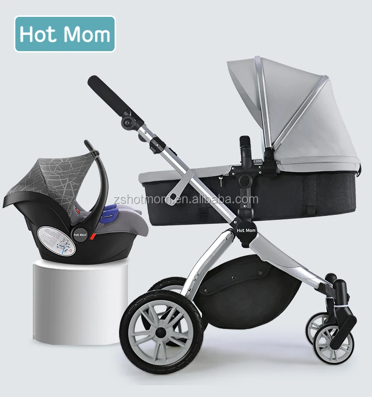 Hot Mom Cochecito De Bebé 3 En 1 Catre Almacenado En El Hot Mom Cochecito De Bebé 3 En 1 Catre Almacenado En El