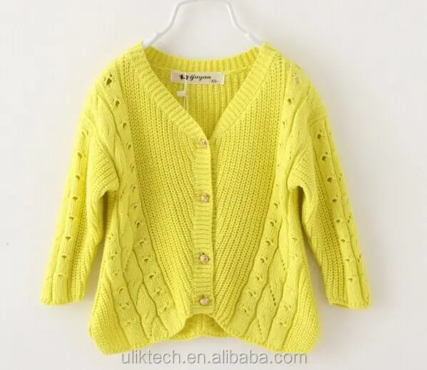 2015 fall new style child clothes for cardigan handmade sweater designs for kids wholesale fancy baby