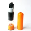 Portable electric pepper grinder with light