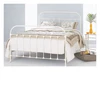 White Princess bed with powder coating finish