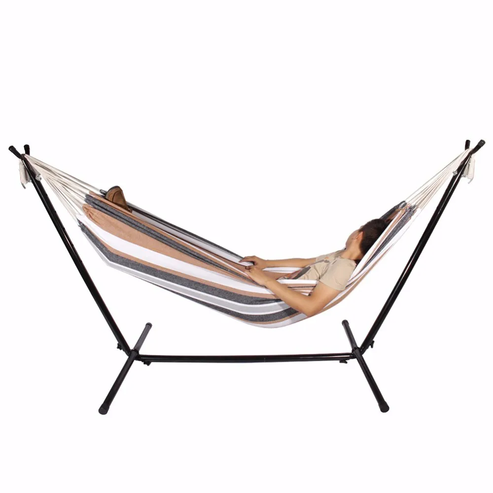 Woqi Custom Double Camping Hammock With Stand - Buy Hammock Stand ...