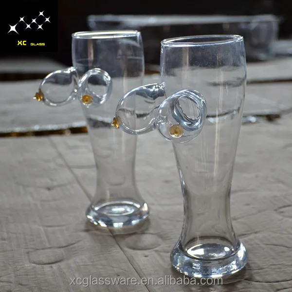 curvy beer glass