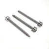 Hex Socket Cup Head Stainless Steel Cap Self Tapping Screws Fastener 18-8 12# X 50