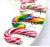 High quality Christmas candy cane shaped hard candy