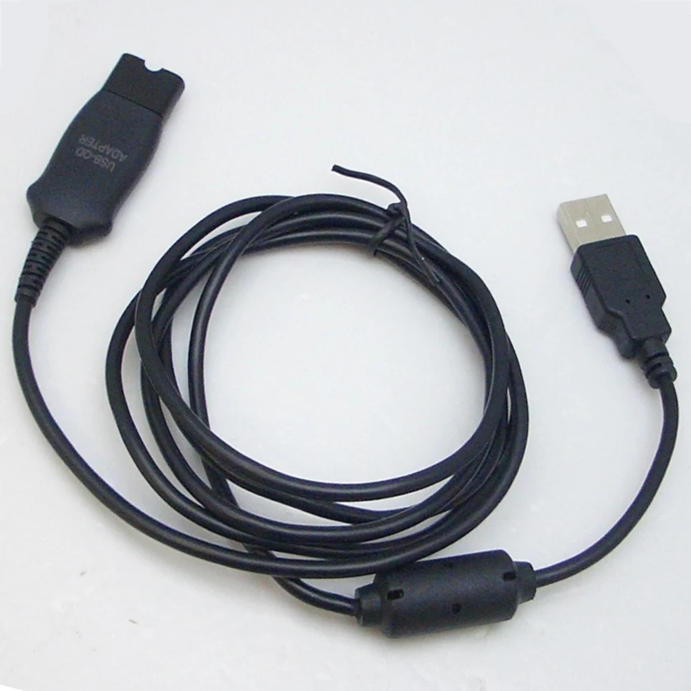 DA95 USB Cable compatible with Plantronics QD Corded Headset to