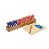 Professional Manufacturer montessori teaching aids sandpaper letters language learning