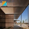 Air ventilation architectural exterior sun shade fence aluminium louvre prices