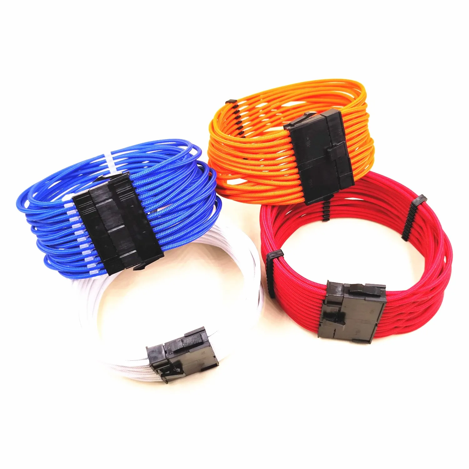 IDE Molex to PCI-E Video Card 24pin ATX Power Supply Cable wire harness - ANKUX.COM