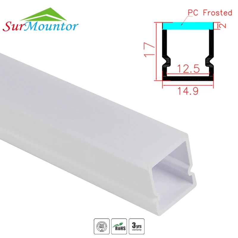 IP65 Plastic PVC Led Profile Strip Light, LED Plastic Profile