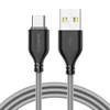 Free Shipping Floveme Promotional Mini Aluminum Alloy Interface Tpe Wire 1M Usb Type C Cable