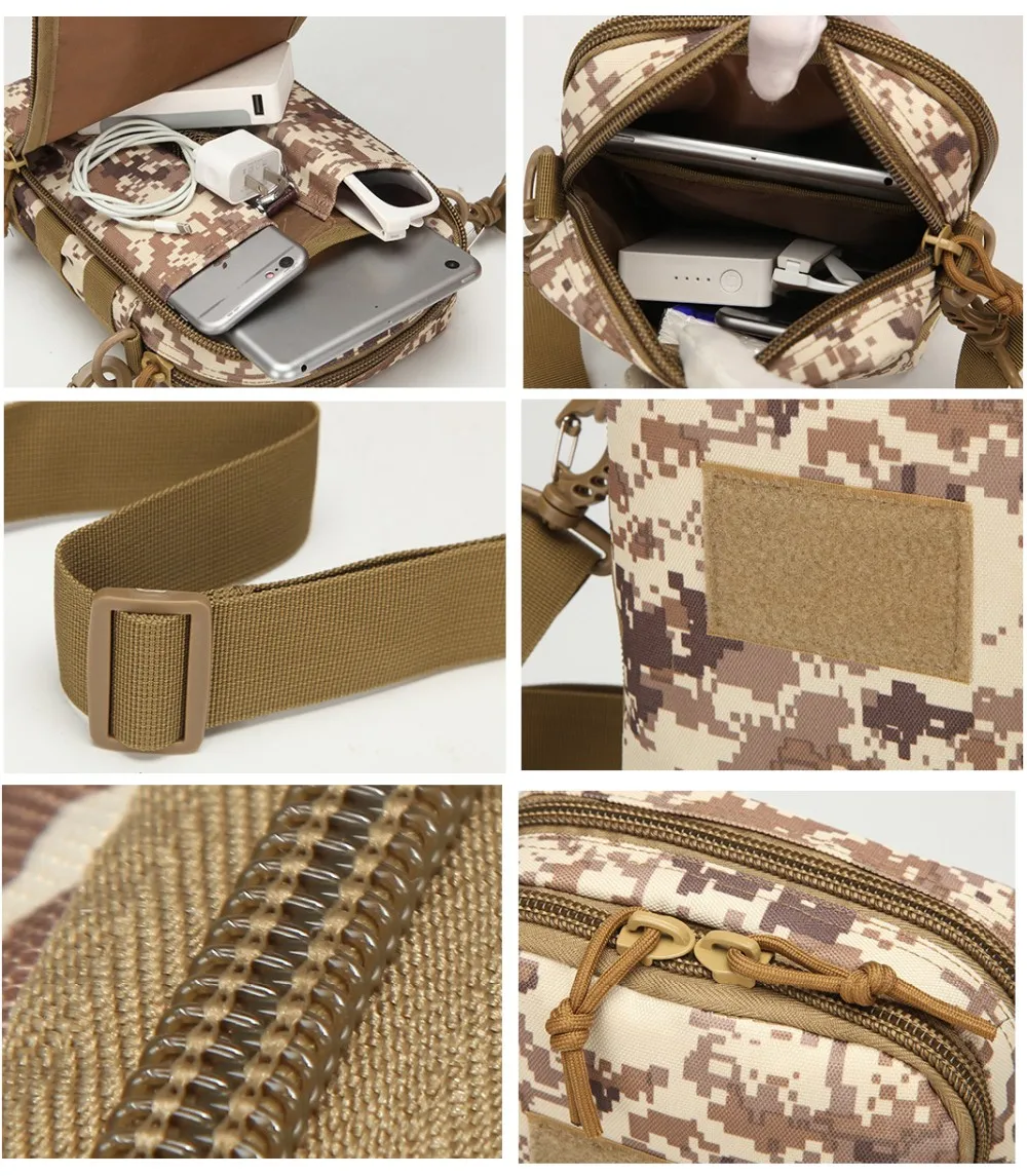 Cj087 Six Colors Custom Wholesale Military Tactical Small Mens Shoulder