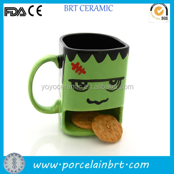 Porcellana Verde Caffe Divertente Tazza Con Porta Biscotti Buy Divertente Mug Divertente Mug Divertente Mug Product On Alibaba Com