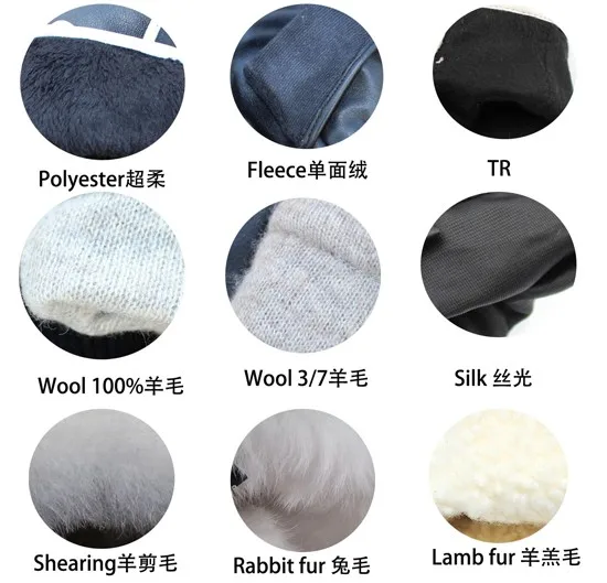 new 2016 beautiful design dresses raw sheepskin leather glove