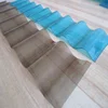 China suppliers large colored grey lowes transparent clear corrugated plastic roofing sheets