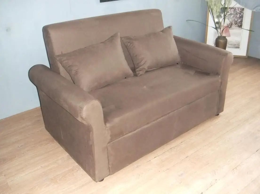 Modern Design Wooden & Steel Frame Single Dubai Leather Sofa Bed Sofa