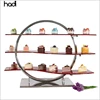 Royal catering decoration restaurant food display snack / 3 tier food display stand buffet for sale in dubai