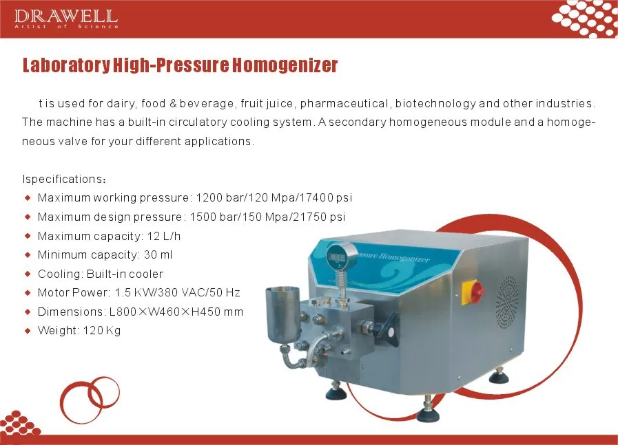 Jg1a Laboratory High Pressure Homogenizer Price Cooling Buy Laboratory High Pressure