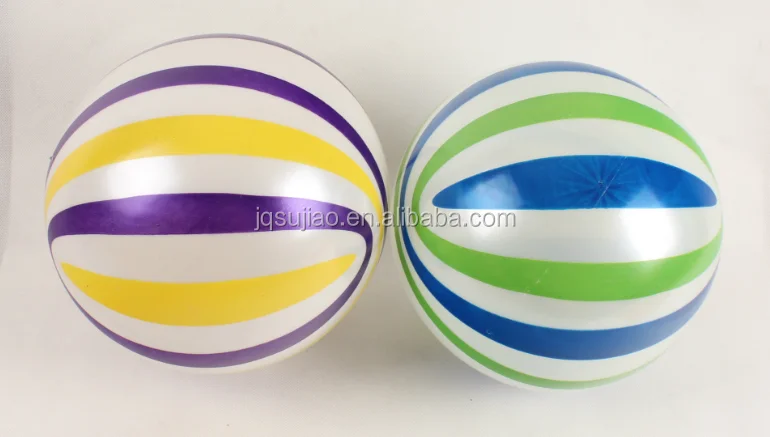 bouncy toys ball with plastic ring to stand on
