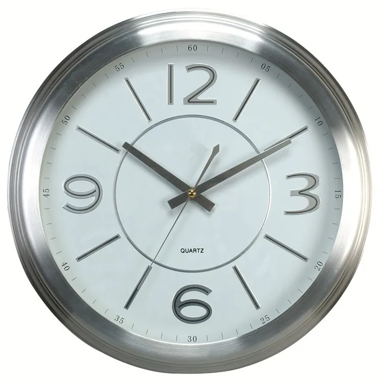 Quality Quartz Analog Silent Sweep Small Size Metal Wall Clock Buy