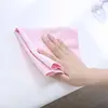 Japanese Nano Microfiber Suede Peach Skin Fabric Silver Lining Lens Cleaning Cloth Can Logo Embossed