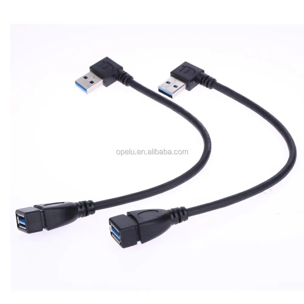 90 Degree Right Angle Usb 3.0 Male To Female Adapter Extension Usb