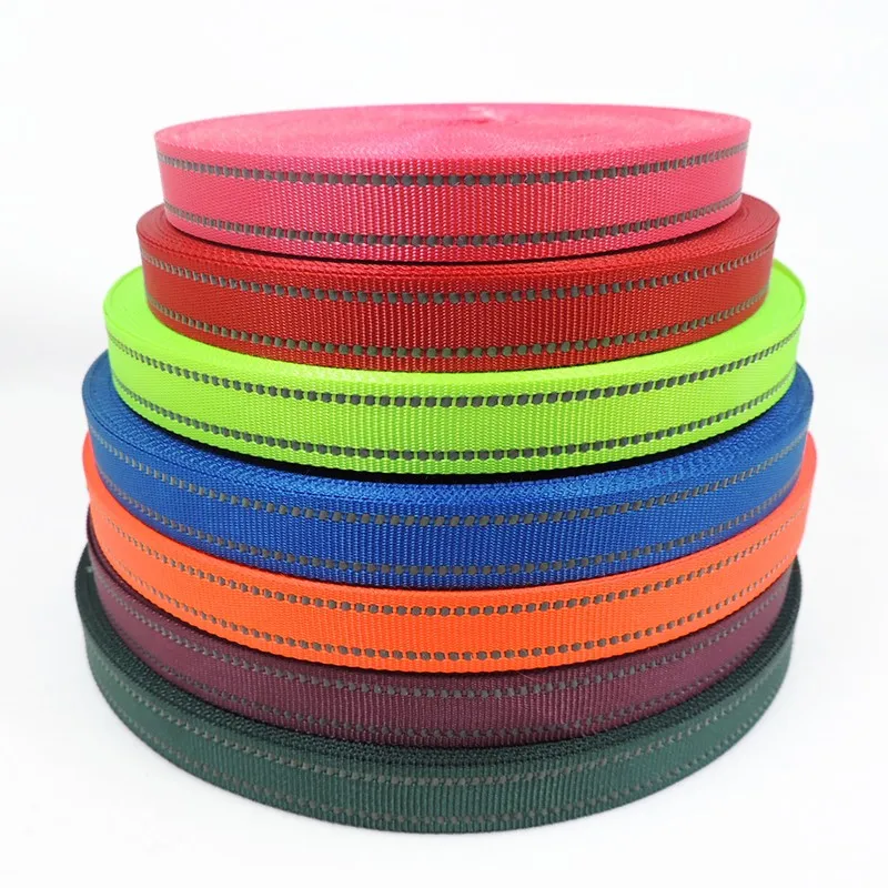 High Visibility Reflective Nylon Webbing For Pet Collars - Buy ...