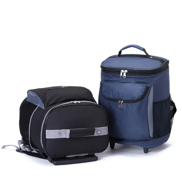 insulated picnic bag on wheels