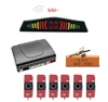front rear 6 probes ultrasonic LED reverse sensor system car parking sensor