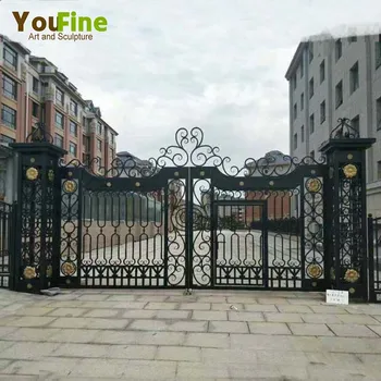 Moderno di lusso artigianali in ferro battuto disegni cancelli buy ... Cancelli in ferro battuto moderni