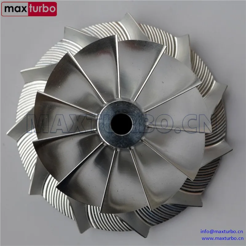 Haturbo Upgrade Turbo Billet Impeller 10 Blades 59.5/79.5mm Wheel