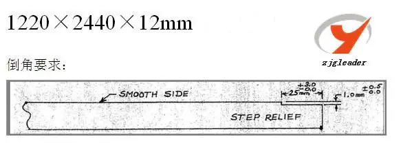 Mgo board(tapered edge,Squared,Bevelled)