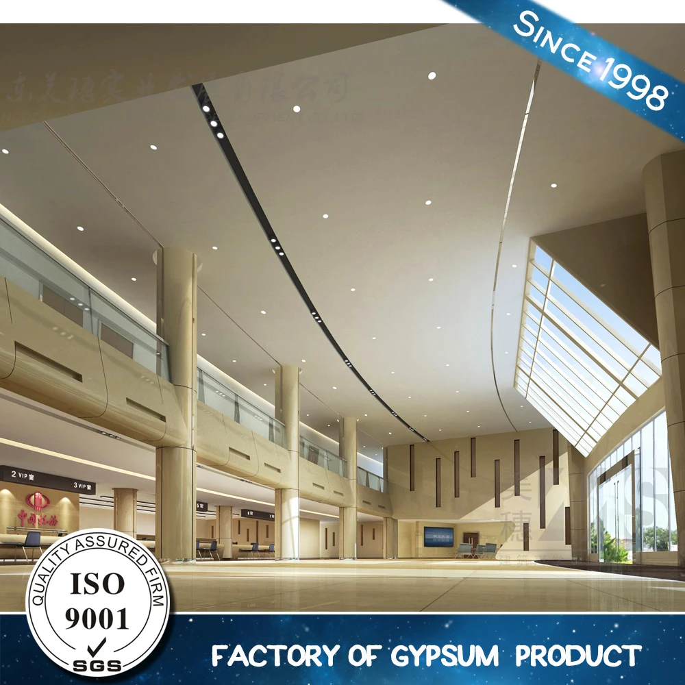 Fireproof Anti Air 1224 Papan GypsumGypsum Ceiling Babi Hutan