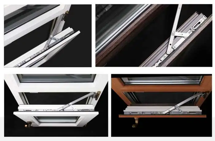 2017 New Kitchen Cabinet UPVC Frame Door Design PVC Doors Price Glass Folding Door