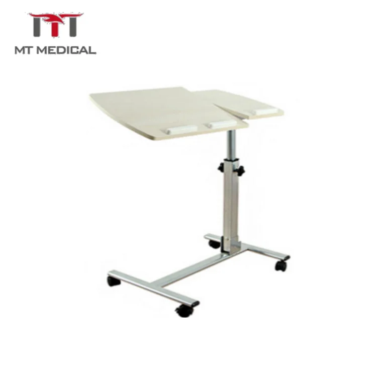 Hospital Movable Overbed Food Table For Patient