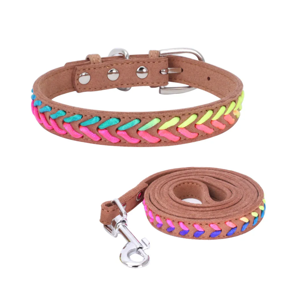 Wholesale Nylon Pu bing Weave Poles Collar Braid Designer For