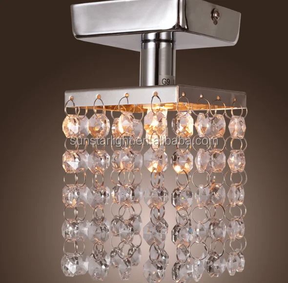 crystal ceiling pendant light