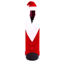 Obleček Santa Claus na láhev vína – 2 ks