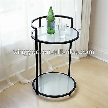 Modern Living Antique Vintage End Table Furniture Hotel Coffee Table Metal Tempered Glass Nightstand Small Round Side Table View Sofa Side Table N A Product Details From Jieyang Xingyee Furniture Factory On Alibaba Com