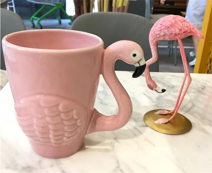 Flamingos Bird Flower Cute Coffee Mug Cup Teapot Set Buy Flamingos