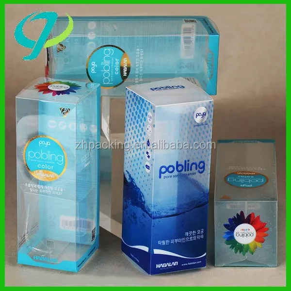 2018 High Quality Wholesale Custom Pvc Plastic Packaging Cosmetics