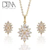 DTINA ES-0309 Party dress jewelry to participate in wedding jewelry earrings necklace set