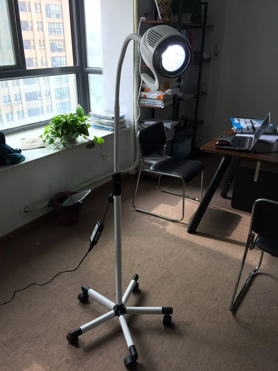 Small single head cheap mobile vet hospital led exam light