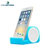 Mobile phone use player portable mini speaker bluetooth with led light for standing.