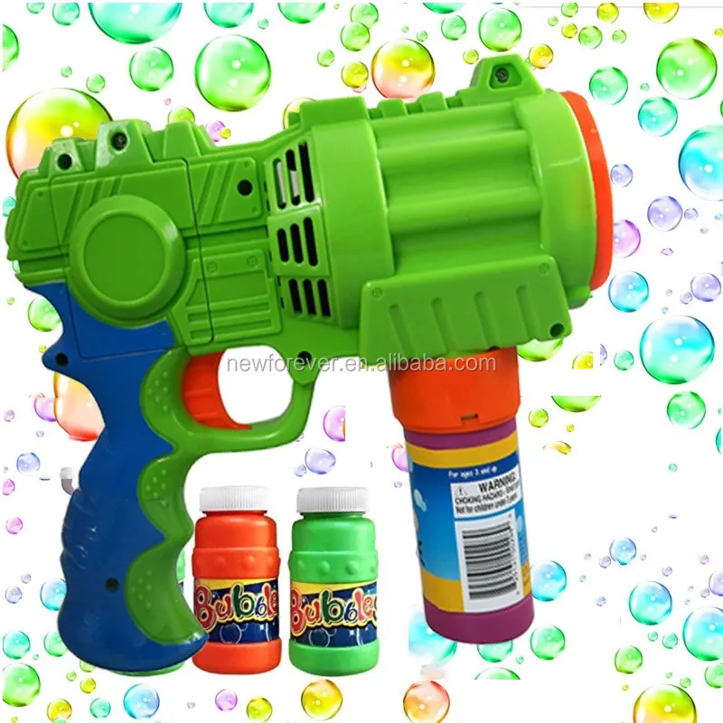 Train Shoot Toys Bubble Gun Light Up Bubbles Blower With Led Flashing