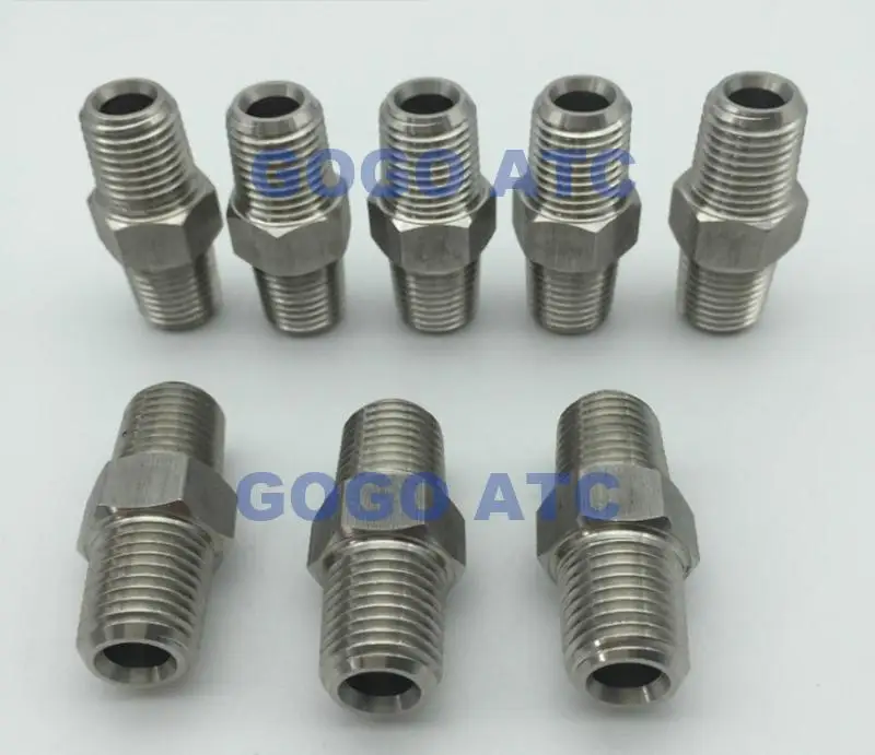 Quick Coupler 3/8 Male Thread Outside The Wire Pass-through Stainless ...