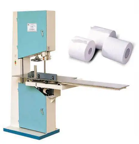 tissue zhengzhou rolling semi automatic cutting machine paper blade saw band