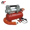 Dual Cylinder DC12V 150lPM 150 PSI Off Road Use Potable air compressor with 8L Air tank