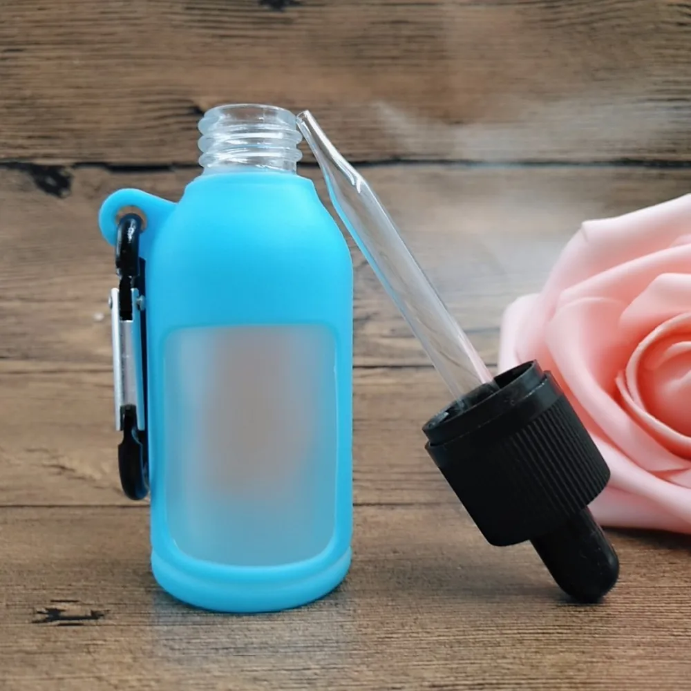 30ml Silicone Hand Sanitizer Eliquid Bottle Case Liquid Bottles Holder