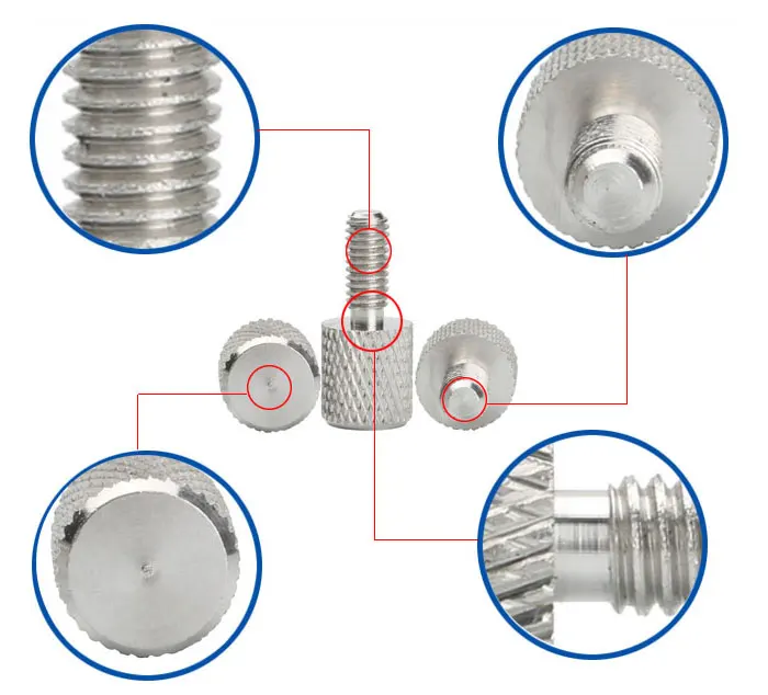 Custom M4 Knurled Thumb Screw 10mm Thread Length Pc Case Buy Screw