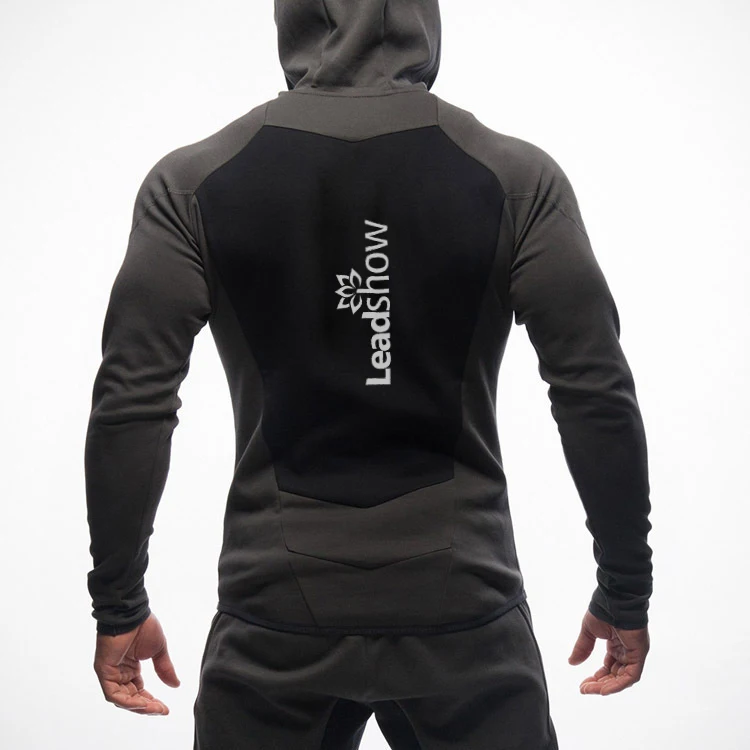 Gym Wear Fitness Custom Hoodies Embroidered Two Tone Sublimination